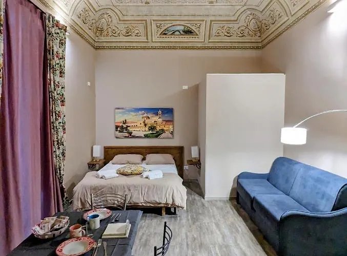Studio Deluxe med en queensize-seng