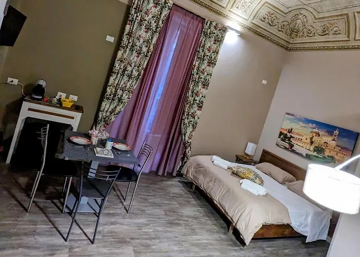 Studio Deluxe med en queensize-seng